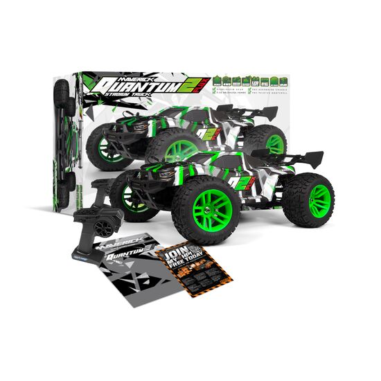 Quantum2 XT Flux 1:10 Stadium Truck brushless - Vert (Avec radio, batterie non-incluse), 6 image