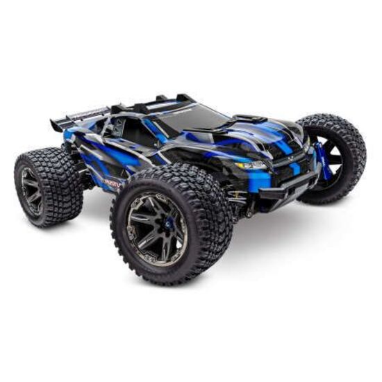 S.TRUCK RUSTLER 4x4 1:10 4WD EP RTR BLUE Ultimate TQi 2.4GHz BRUSHLESS SANS chargeur et SANS accu