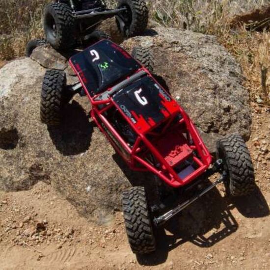 CRAWLER CAPRA 1.9 1:9 4WD EP RTR 4WS Unlimited Trail Buggy - RED SANS chargeur & accu, 3 image