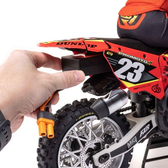 PROMOTO-MX Motorcycle RTR 1:4 EP FXR - RED SANS accu & chargeur, 13 image