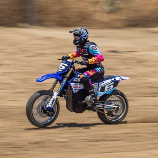 PROMOTO-MX Motorcycle RTR 1:4 EP Club MX - BLUE SANS accu & chargeur, 2 image