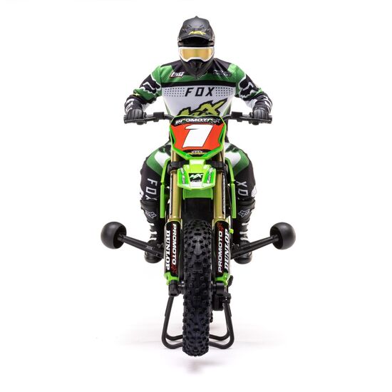 PROMOTO-MX Motorcycle RTR 1:4 EP GREEN AVEC accu & chargeur, 15 image