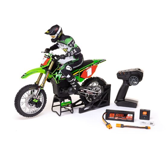 PROMOTO-MX Motorcycle RTR 1:4 EP GREEN AVEC accu & chargeur, 21 image