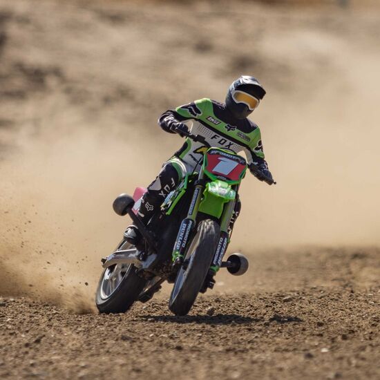 PROMOTO-MX Motorcycle RTR 1:4 EP GREEN AVEC accu & chargeur, 4 image