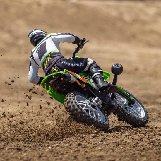 PROMOTO-MX Motorcycle RTR 1:4 EP GREEN AVEC accu & chargeur, 6 image