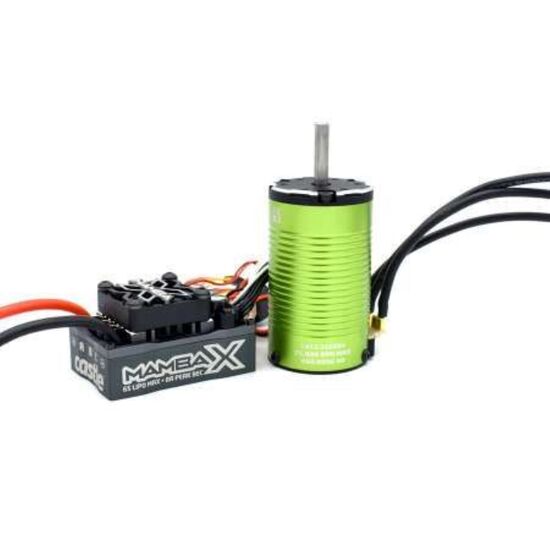 MOTEUR/VARIATEUR MAMBA X SCT 1/10 1412 2100kv/SENSORED 25.2V WP 5MM