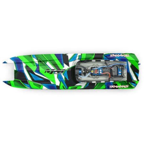 BOAT M41 CAT 1030mm 1:10 EP RTR GREENR TQi 2.4GHz, 2 image