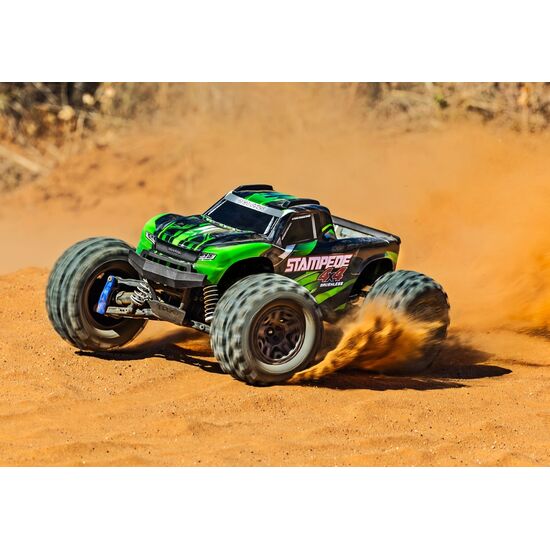 M.TRUCK STAMPEDE 4x4 1:10 4WD EP RTR GREEN BL-2s BRUSHLESS SANS chargeur et SANS accu, 14 image