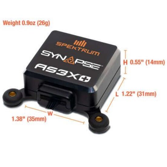 EMPF├äNGER AIR 20410TS 20CH DSMX PowerSafe Receiver with Synapse AS3X+ and SAFE Stabilization Module, 3 image