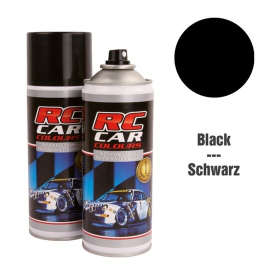 Peinture RC CAR Noir Pure (Spray 150ml)