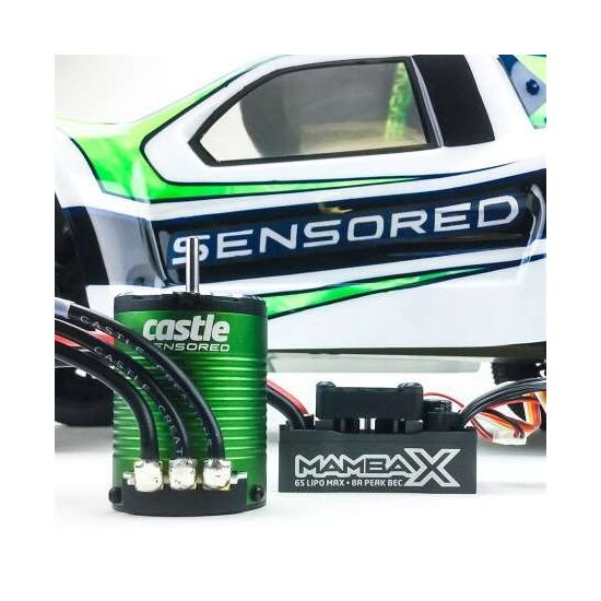 MOTEUR/VARIATEUR 1/10 1406 5700kv /MAMBA X SENSOR. 25.2V WP, 2 image