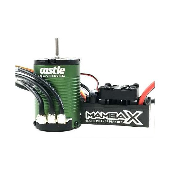 MOTEUR/VARIATEUR 1/10 1410 3800kv /MAMBA X SCT SENSORED WP
