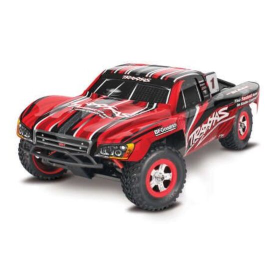 SC.TRUCK SLASH 1:16 4WD EP RTR RED w/USB-C Charger & Battery