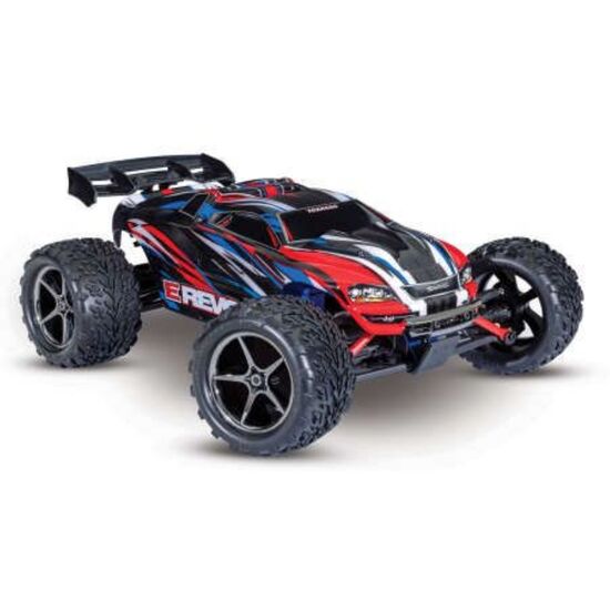M.TRUCK E-REVO 1:16 4WD EP RTR RED/BLUE w/USB-C Charger & Battery
