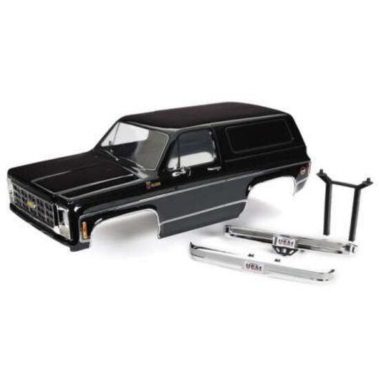 Body, Chevrolet Blazer (1979), comple te (black) (includes grille, side mir rors, door handles, windshield wipers