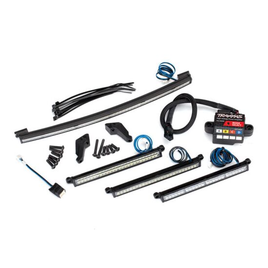 LED light set, complete, Desert Racer (includes headlights, tail lights, r oof lights, and high-voltage power am