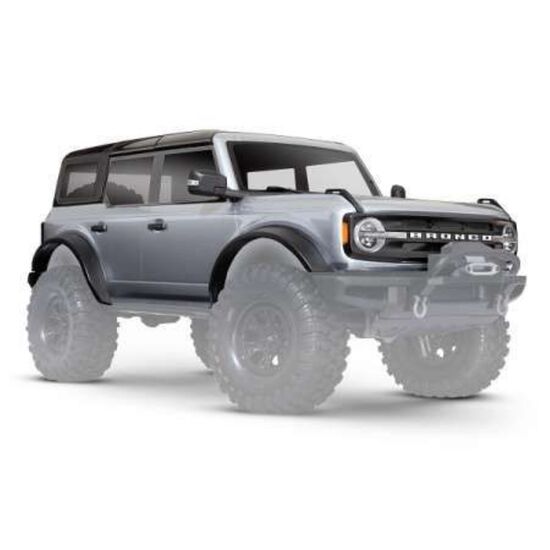 Body, Ford Bronco (2021), complete, I conic Silver (painted) (includes gril le, side mirrors, door handles, fende