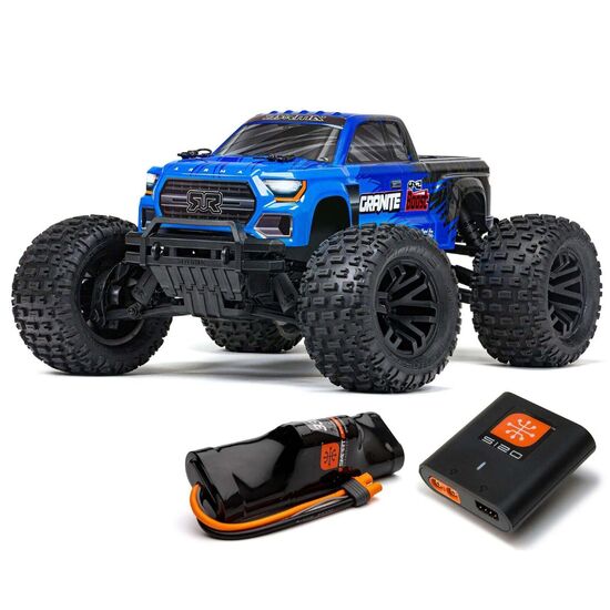 M.TRUCK GRANITE 4x2 1:10 2WD EP RTR 4X2 BOOST MEGA 550 Brushed - Blue AVEC accu et AVEC chargeur