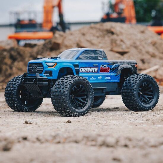 M.TRUCK GRANITE 4x2 1:10 2WD EP RTR 4X2 BOOST MEGA 550 Brushed - Blue AVEC accu et AVEC chargeur, 4 image