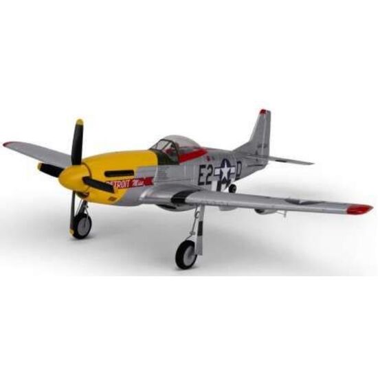 FLUGZEUG UMX P-51D Mustang 493mm BNF Basic Basic - Detroit Miss