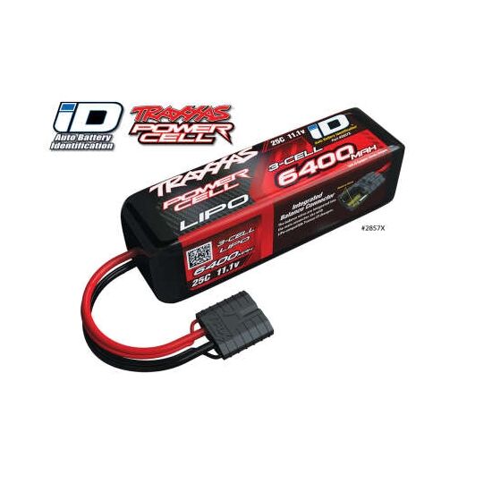 ACCU LiPo 3S 11.1V 6400mAh 25C TRA