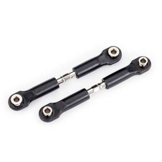 Turnbuckles, camber link, 49mm (63mm center to center) (assembled with rod ends and hollow balls) (1 left, 1 ri