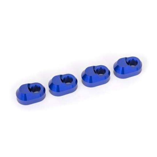Suspension pin retainer, 6061-T6 alum inum (blue-anodized) (4)