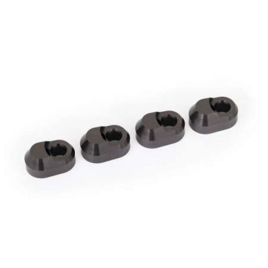 Suspension pin retainer, 6061-T6 alum inum (gray-anodized) (4)