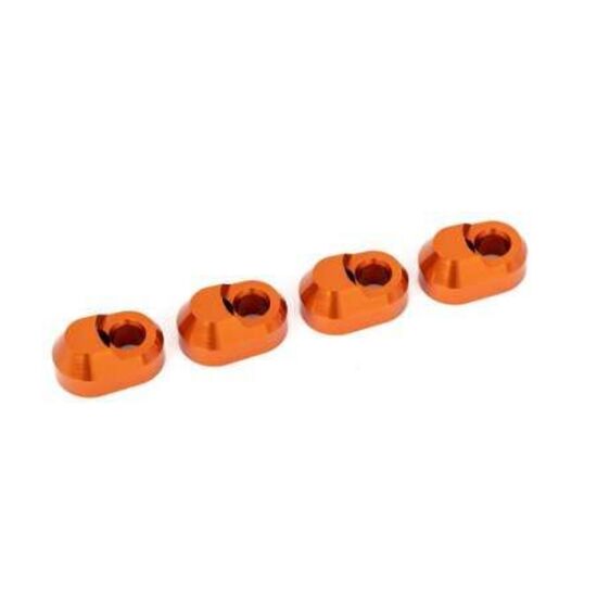 Suspension pin retainer, 6061-T6 alum inum (orange-anodized) (4)