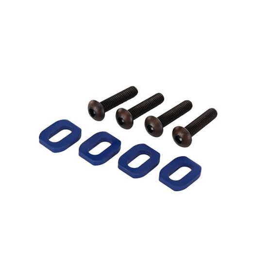 Washers, motor mount, aluminum (blue