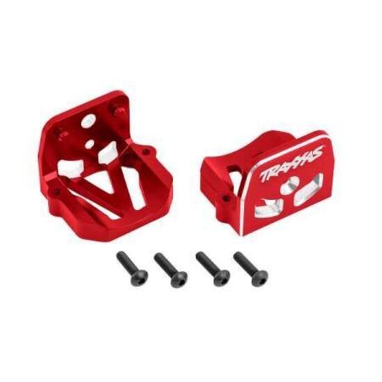 Motor mounts, 6061-T6 aluminum (red-a nodized) (front & rear)