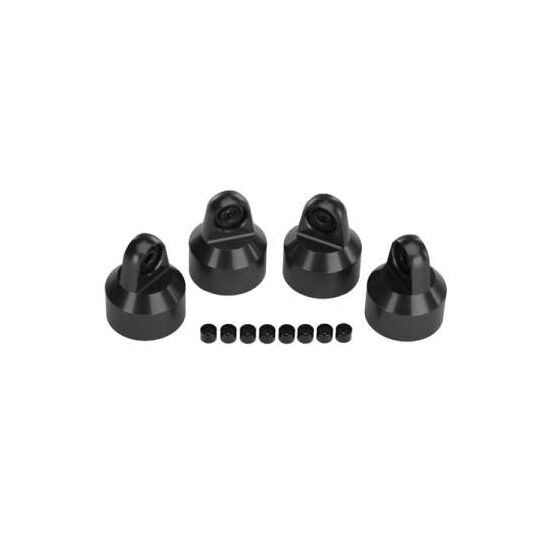 Shock caps, aluminum (hard-anodized,