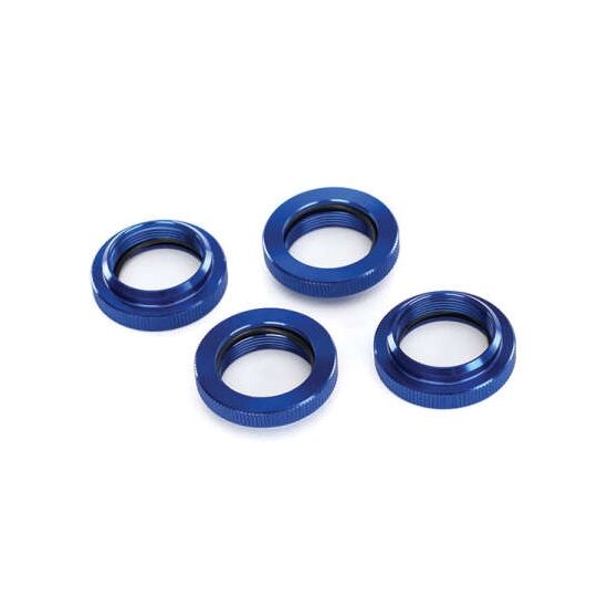 Spring retainer (adjuster), blue-anod