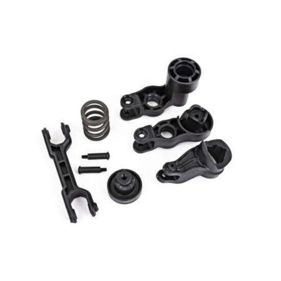 Steering bellcranks/ servo saver/ ser vo saver spring/ draglink/ 3x20mm sho ulder screws (2)