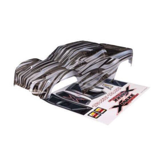 Body, X-Maxx Ultimate, ProGraphix (gr aphics are printed, requires paint & final color application)/ decal sheet