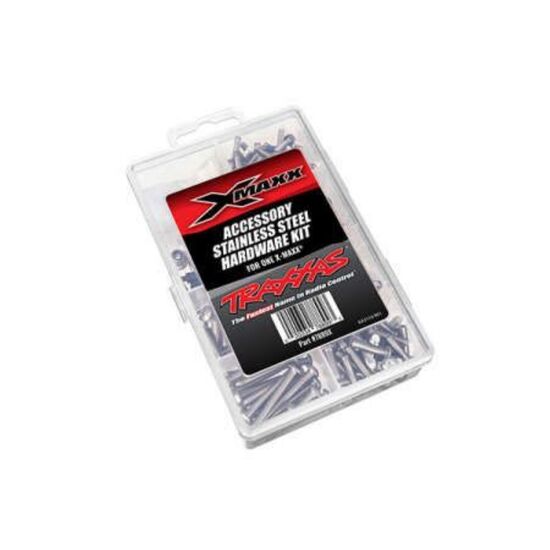 Hardware kit, stainless steel, X-Maxx (contains all stainless steel hardwa re used on X-Maxx)