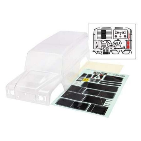 Body, Land Rover┬« Defender┬«, complete (clear, trimmed, requires painting) (includes grille, side mirrors, door