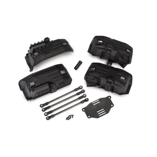 Chassis conversion kit, TRX-4 (long t o short wheelbase) (includes rear upp er & lower suspension links, front &