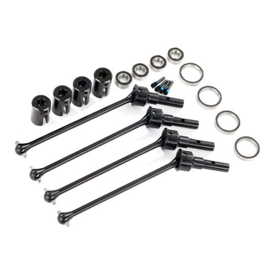 Driveshafts, steel constant-velocity (assembled), front or rear (4) (for u se with #8995 WideMaxx suspension kit