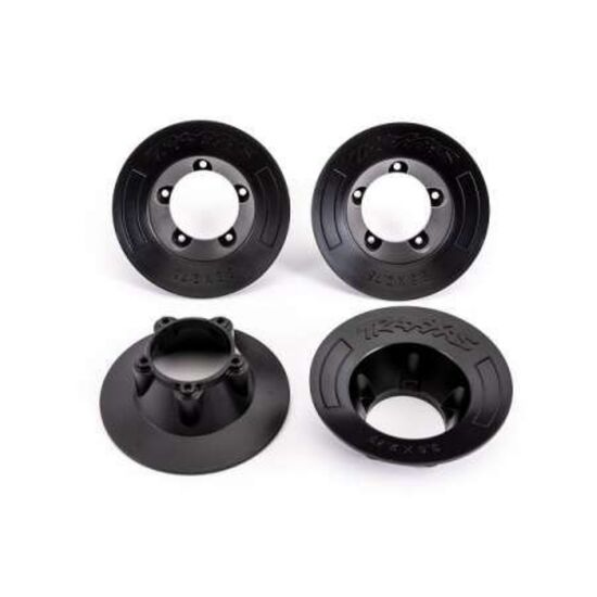 Wheel covers, black (4) (fits #9572 w heels)