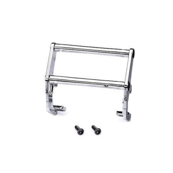 Push bar, bumper, chrome (assembled) (fits #9836 bumper)