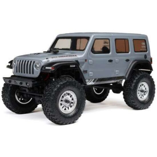 CRAWLER JEEP WRANGL. 1:24 4WD EP RTR GREY - JLU 4x4 Rock Crawler Brushed