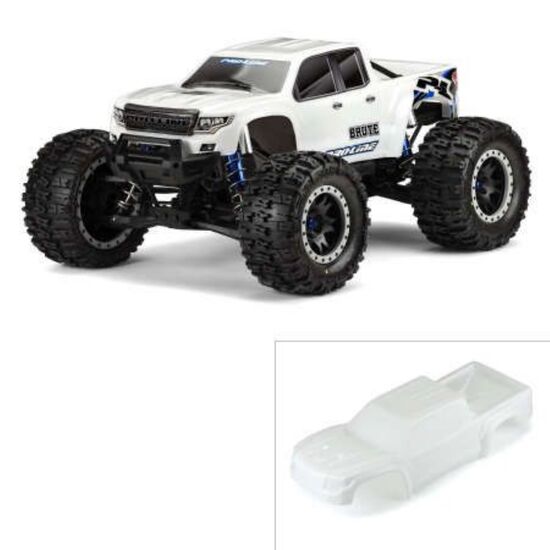 Pre-Cut Brute Bash Armor Body (White) for X-MAXX