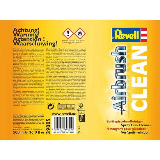 Nettoyant pour pistolet aérographe 500ml, 2 image
