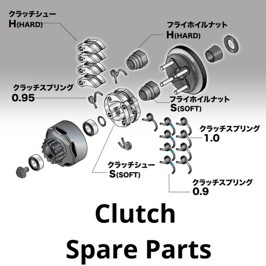 O.S.SPEED CLUTCH SPRING 1.0(B) HARD