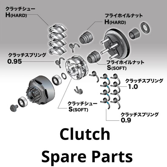 O.S.SPEED CLUTCH SPRING 0.90(B) SOFT