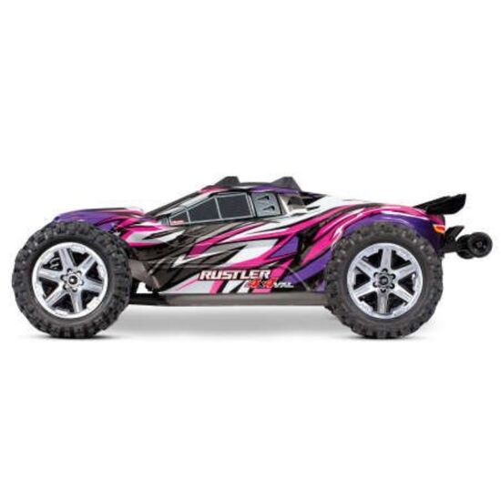 RUSTLER VXL 1:10 4WD EP RTR PINK TQi 2.4GHz Brushless (sans accu et chargeur), 3 image
