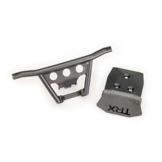 Bumper, front/ skidplate, front (blac k)