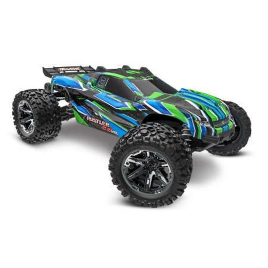 S.TRUCK RUSTLER VXL 1:10 4WD EP RTR GREEN TQi 2.4GHz BRUSHLESS SANS chargeur et SANS accu