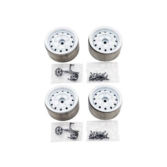 Hobbytech Metal 1.9 Beadlock 3 White 4st